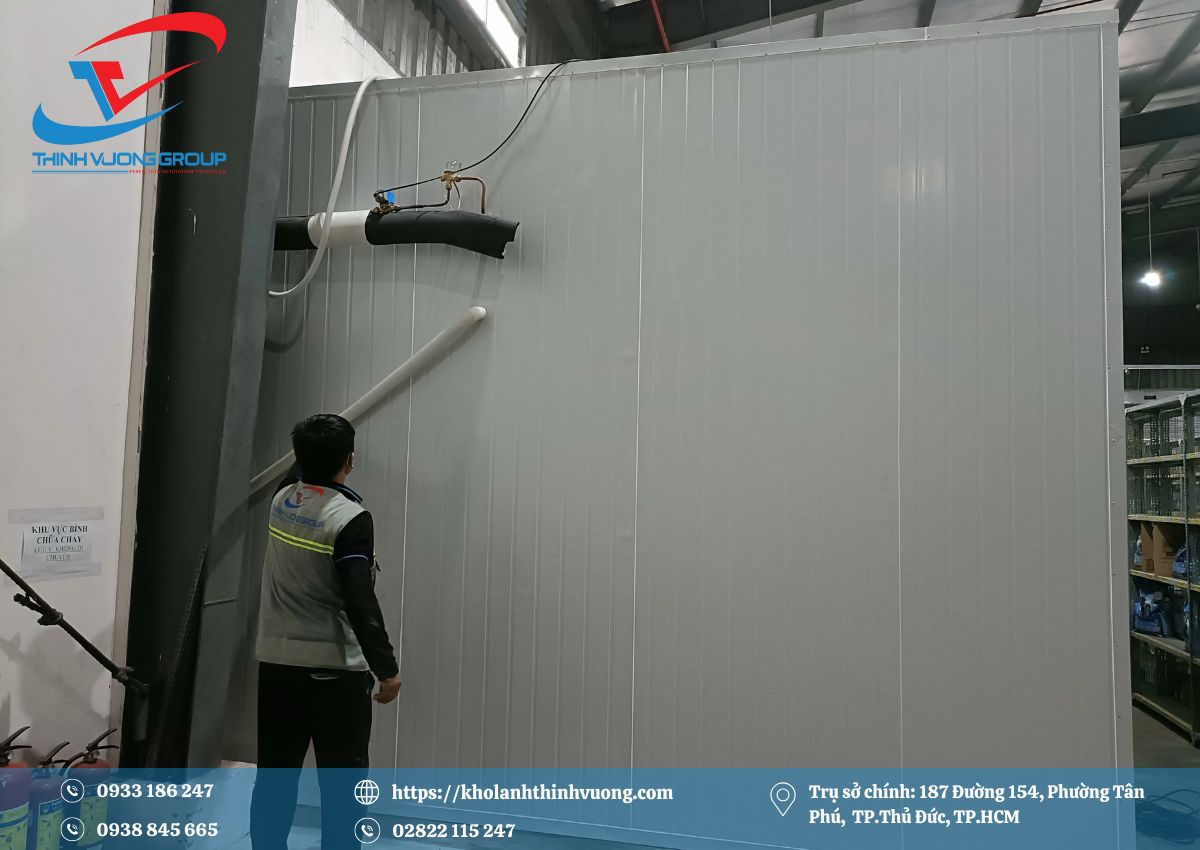 kho lạnh bảo quản ớt 5 Quy trình lắp đặt kho lạnh bảo quản ớt chuông