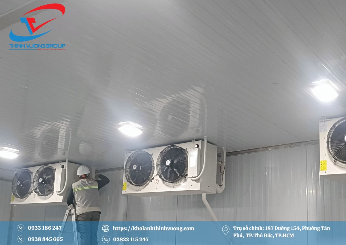 Kho Lạnh Cấp Đông Nước Cốt Dừa 5 Lắp kho lạnh cấp đông nước cốt dừa