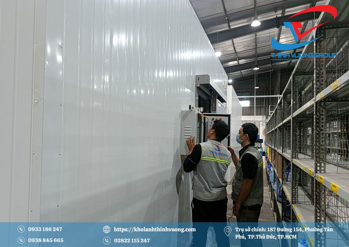 Kho Lạnh Bảo Quản Táo 7 Quy trình thi công kho lạnh bảo quản táo