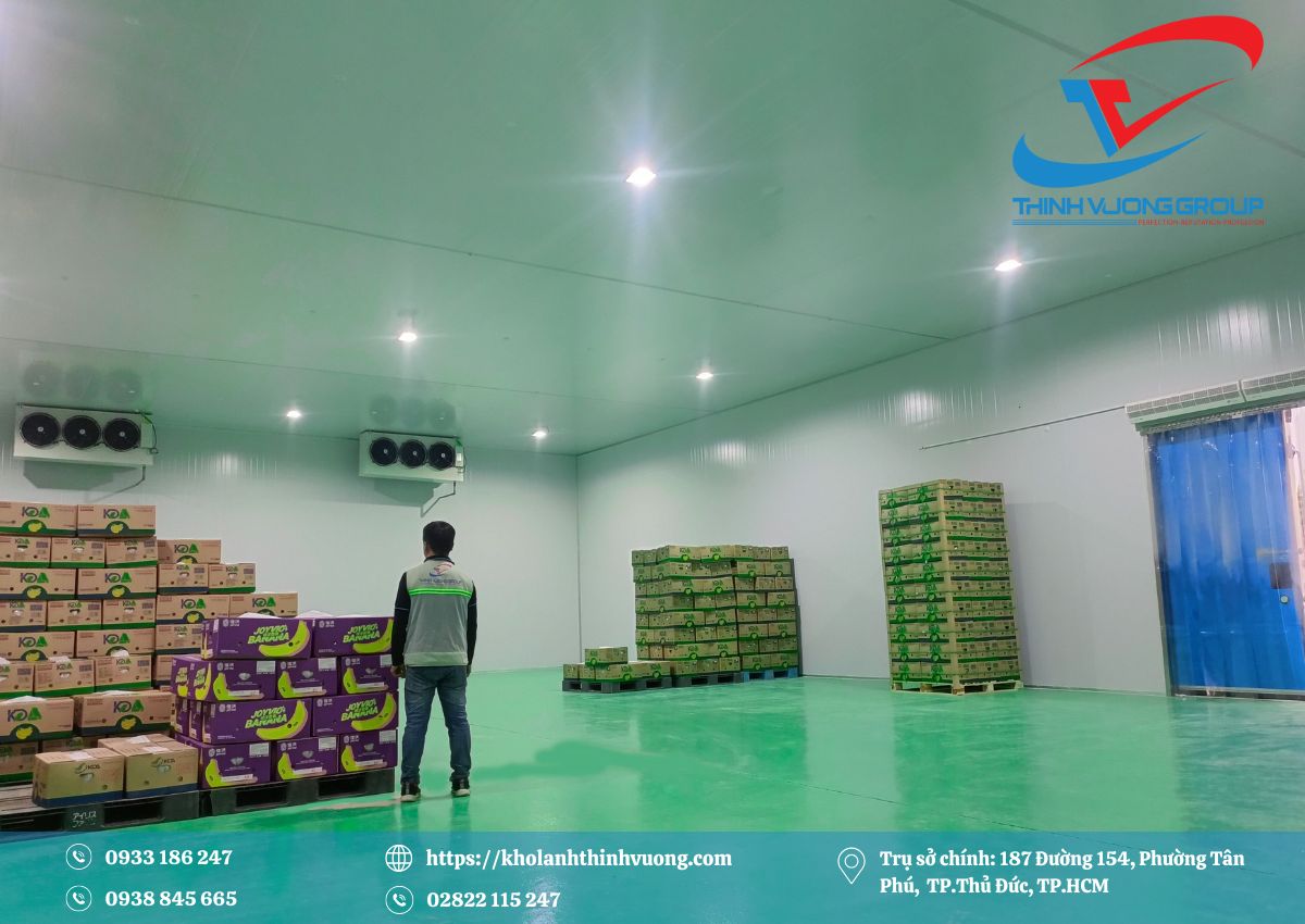 Kho Lạnh Bảo Quản Chuối 2 Kho lạnh bảo quản chuối giúp duy trì độ tươi ngon của chuối