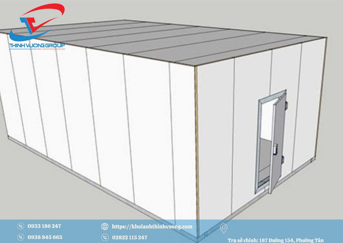 Kho lạnh bảo quản tiêu 8 Lắp đặt cửa kho lạnh bảo quản tiêu