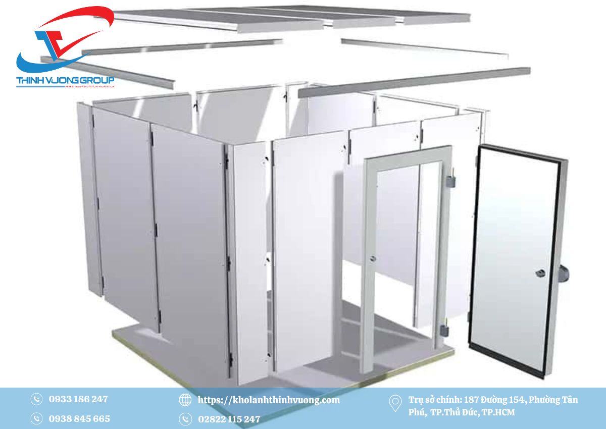 Kho lạnh bảo quản tỏi 4 Cấu tạo chi tiết của kho lạnh bảo quản tỏi