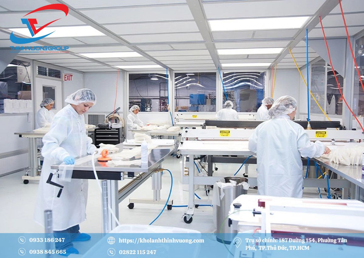Phòng Sạch GMP 3 Cấp độ sạch GMP kiểm soát hạt bụi, vi sinh, áp suất và môi trường vô trùng