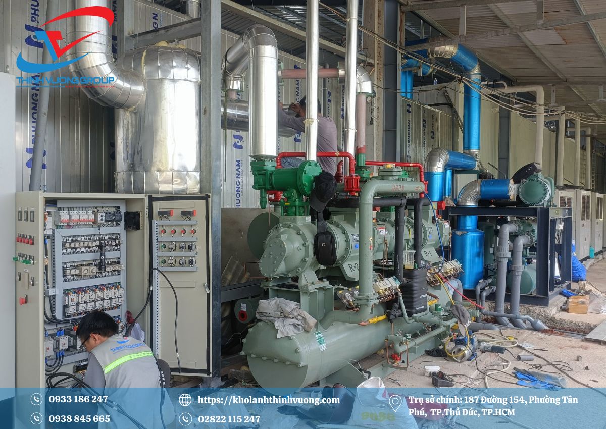 Kho Lạnh Bảo Quản Hành 5 Quy trình thi công kho lạnh bảo hành tại Thịnh Vượng Group