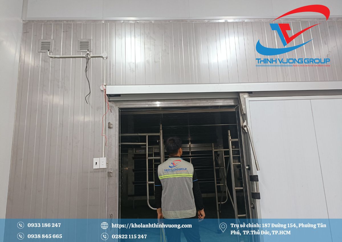 Kho Lạnh Bảo Quản Thịt 1 lắp đặt kho lạnh bảo quản thịt