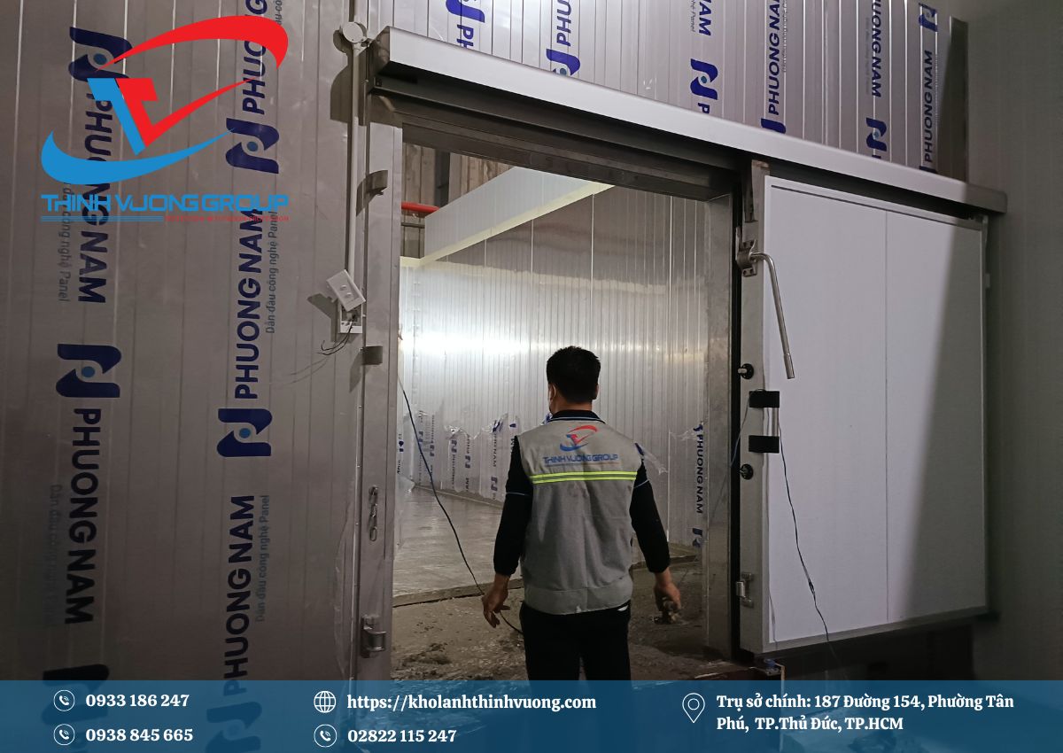 Kho Lạnh Đà Nẵng 2 Cửa kho lạnh