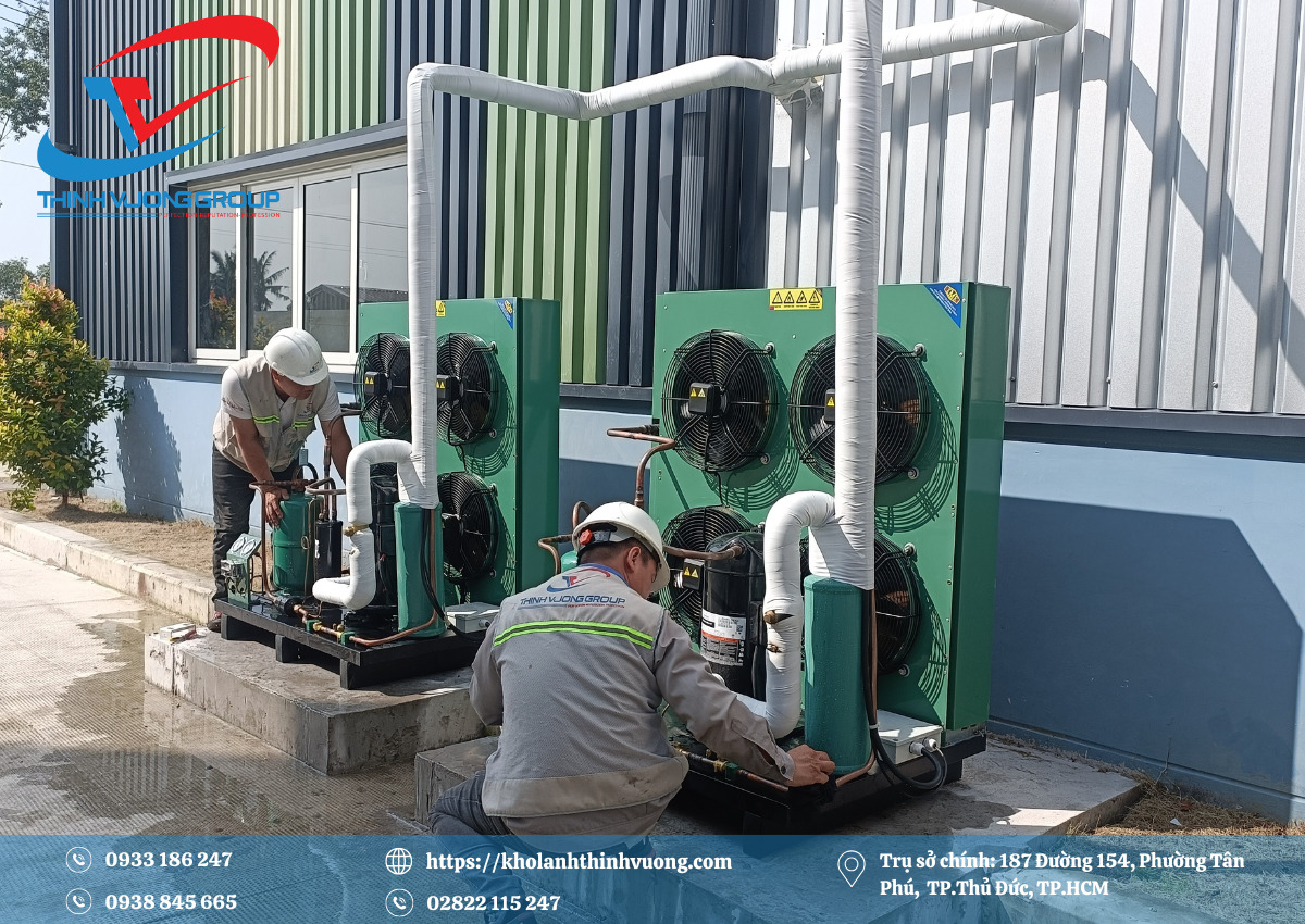 Kho Lạnh Thực Phẩm 4 Máy nén