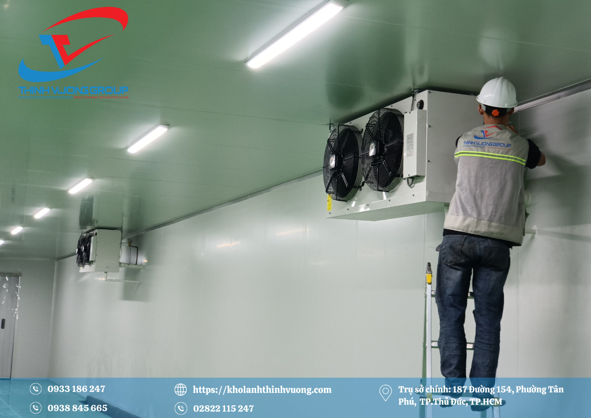 Kho Lạnh Thực Phẩm 8 Dự án thi công kho lanh thực phẩm ở Châu Thành, Trà Vinh