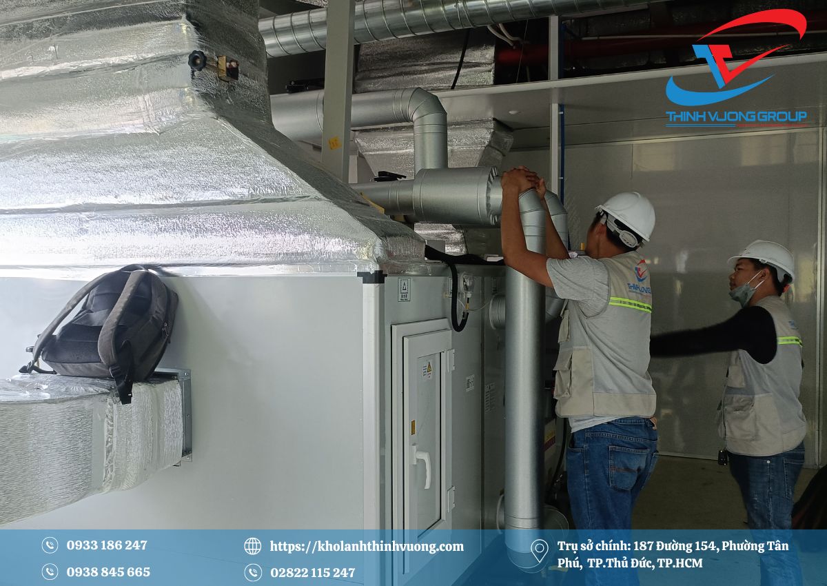 Lắp đặt máy làm lạnh nước chiller