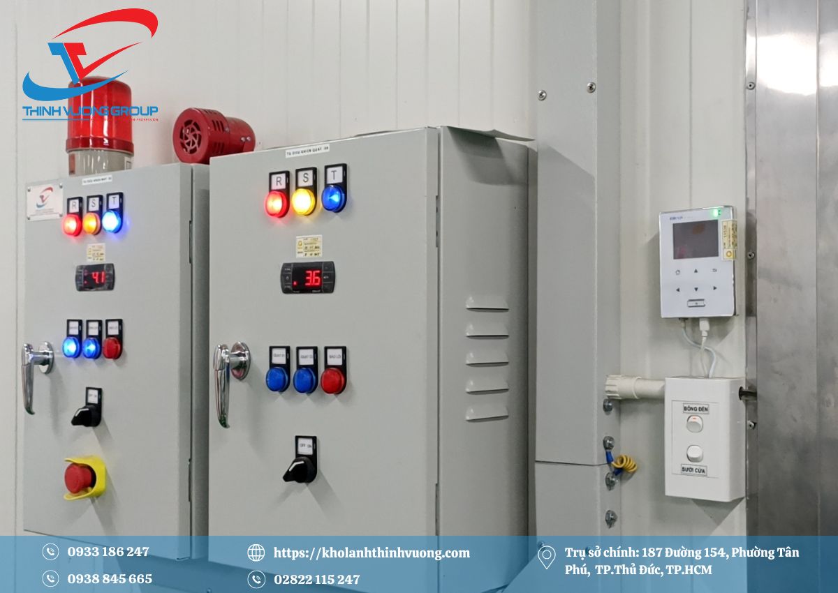 Tủ Cấp Đông Mini Cũ 2 Bảng điều khiển nhiệt độ kho lạnh
