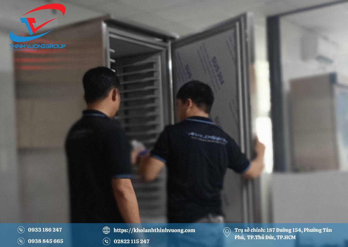 Lắp Đặt Tủ Cấp Đông Nhanh Bảo Quản Cá Tầm Tại Gò Vấp 3 Quy trình lắp đặt tủ cấp đông nhanh bảo quản cá tầm