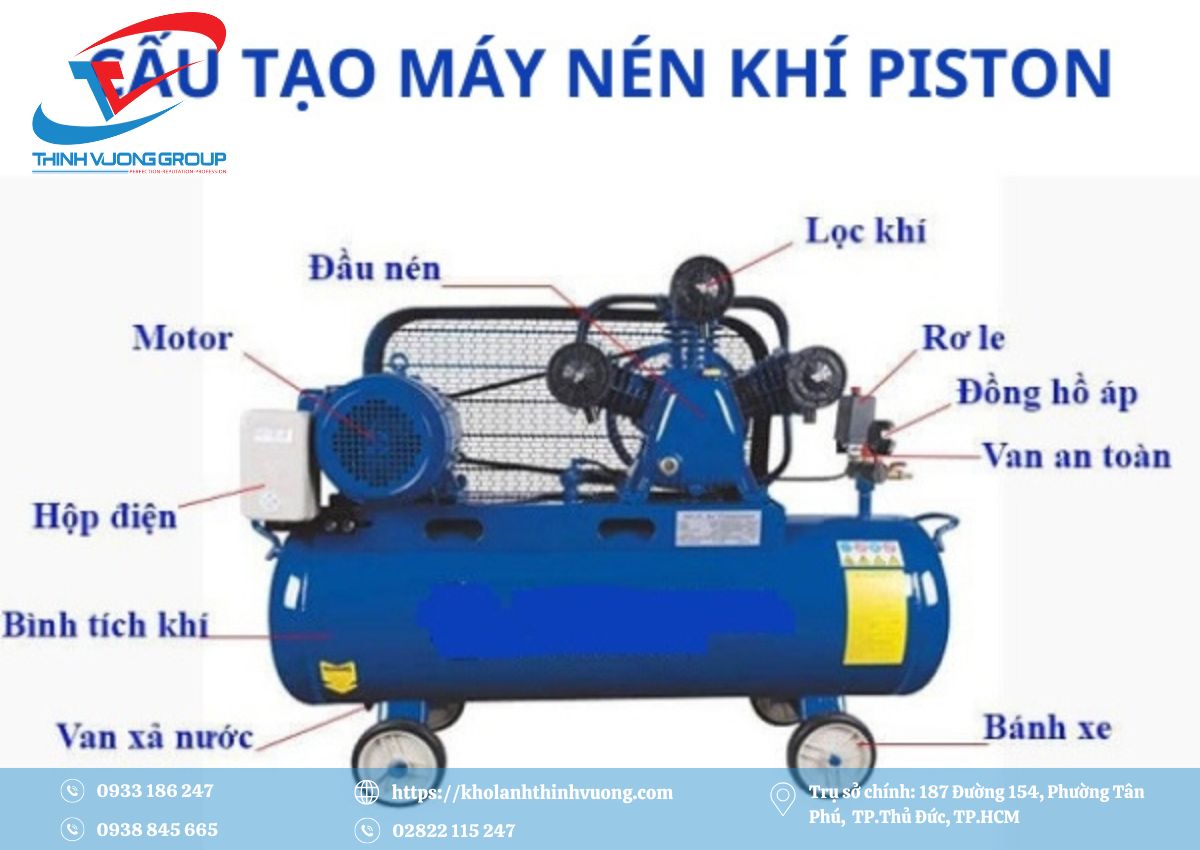 Máy Nén Chiller 2 Máy nén Piston