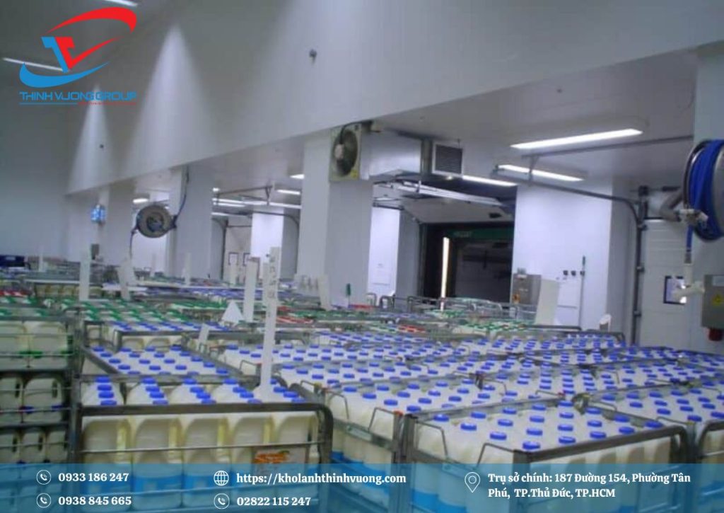 Kho Lạnh Bảo Quản Sữa 24 Kho lạnh sữa thanh trùng - Long Thành