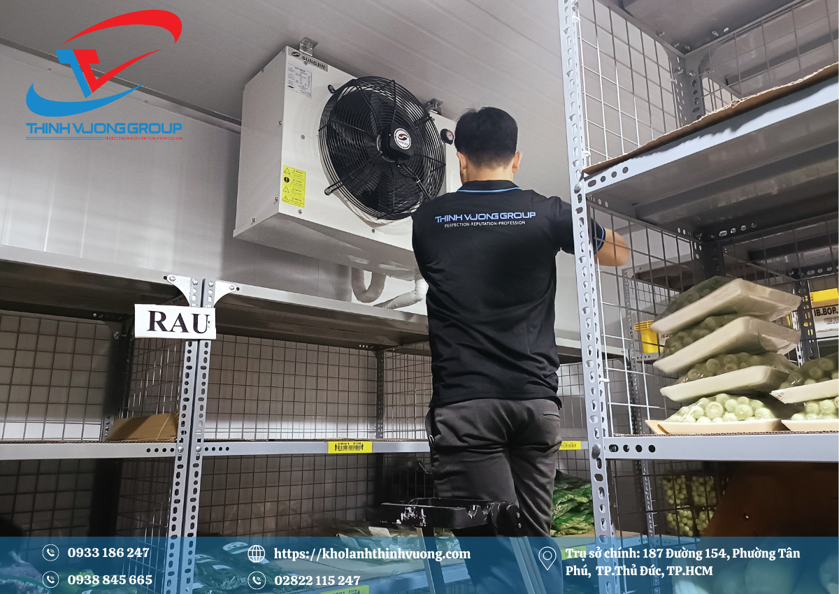 Lắp đặt hệ thống kho cấp đông nhanh chất lượng cao, ứng dụng công nghệ mới nhất
