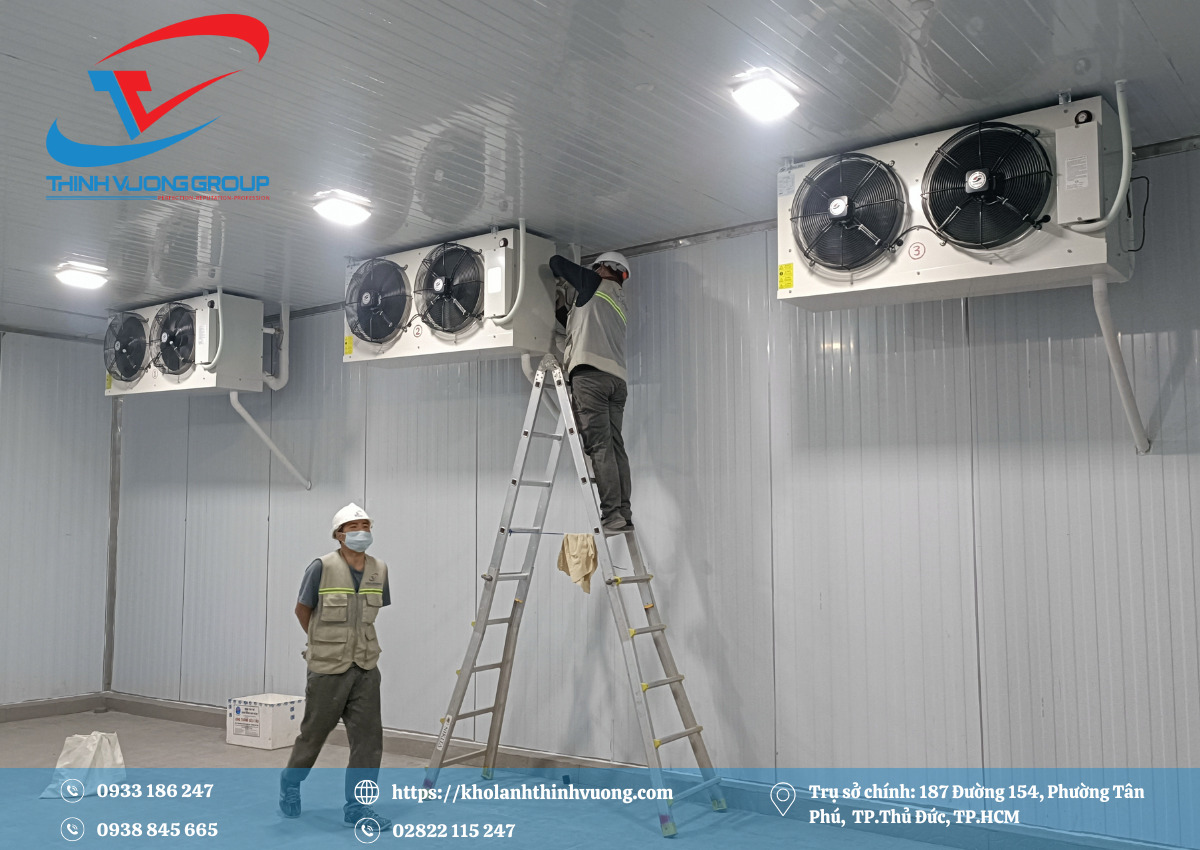 Hệ thống băng chuyền cấp đông và hầm đông công nghiệp được Thịnh Vượng lắp đặt