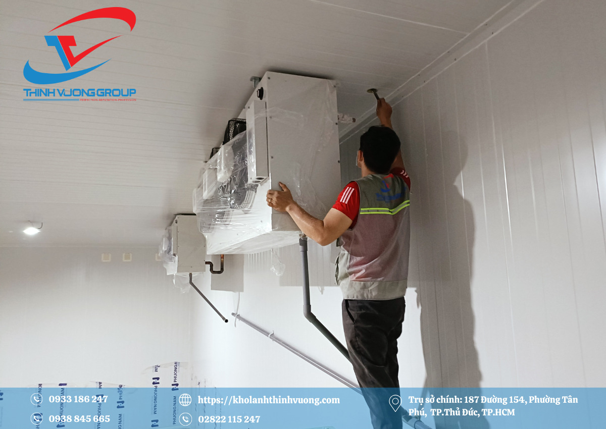 Đơn vị Thịnh Vượng Group chuyên thi công thiết kế lắp đặt kho lạnh bảo quản nông sản uy tín tại Huế