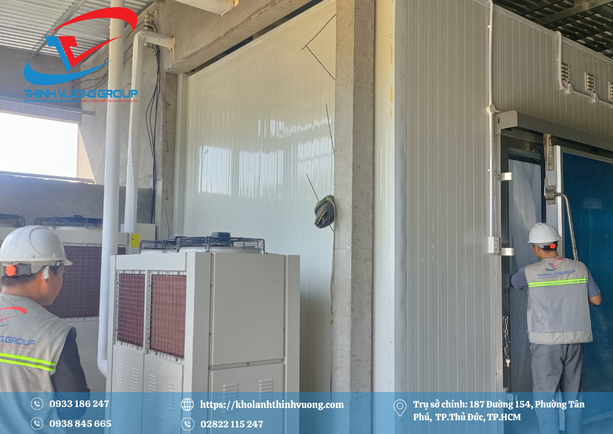 Lắp đặt Kho đông lạnh mini thể tích từ 1m³ đến 20m³ với sức chứa 10 tấn cho hộ kinh doanh