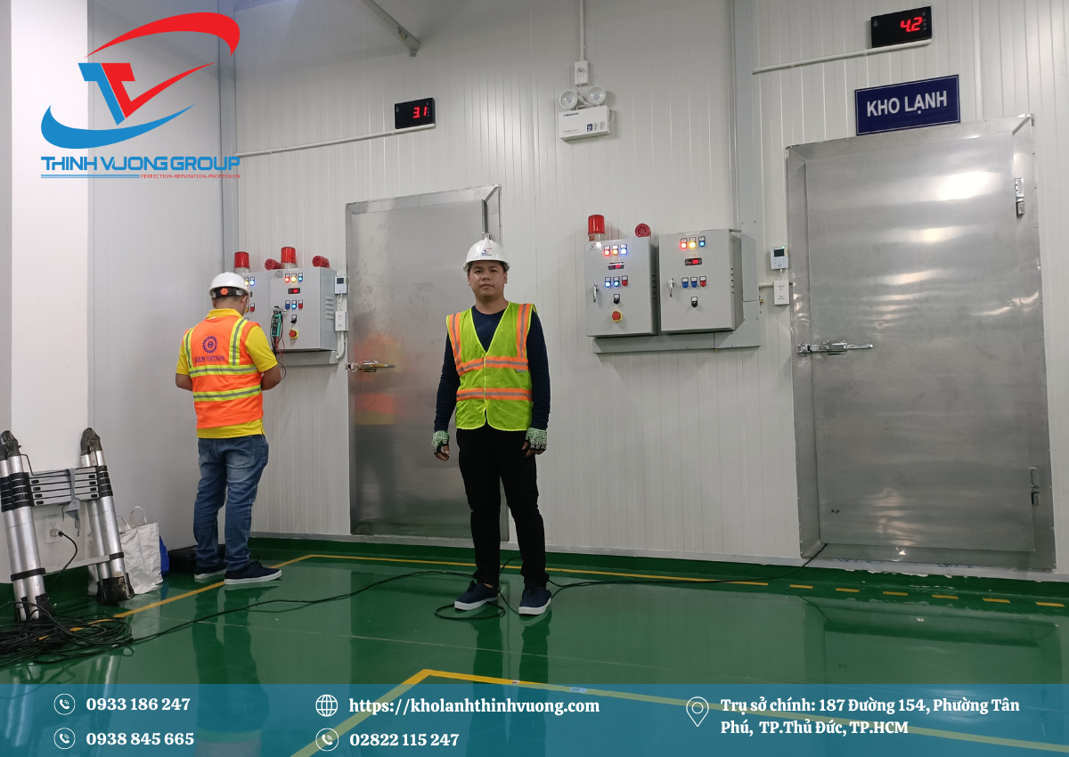 Khái niệm kho đông lạnh hàng hóa nhiệt độ thấp với thể tích từ vài m³ đến hàng nghìn m³