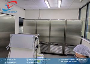 Tủ Cấp Đông Nhanh 7 Triển khai hệ thống thiết bị cấp đông nhanh 40 khay tại xưởng thủy sản tại Cần Thơ
